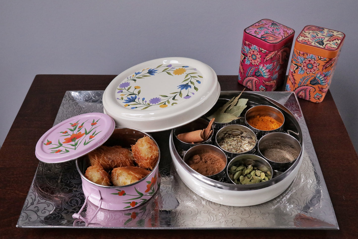 Hand Painted Lunch Box