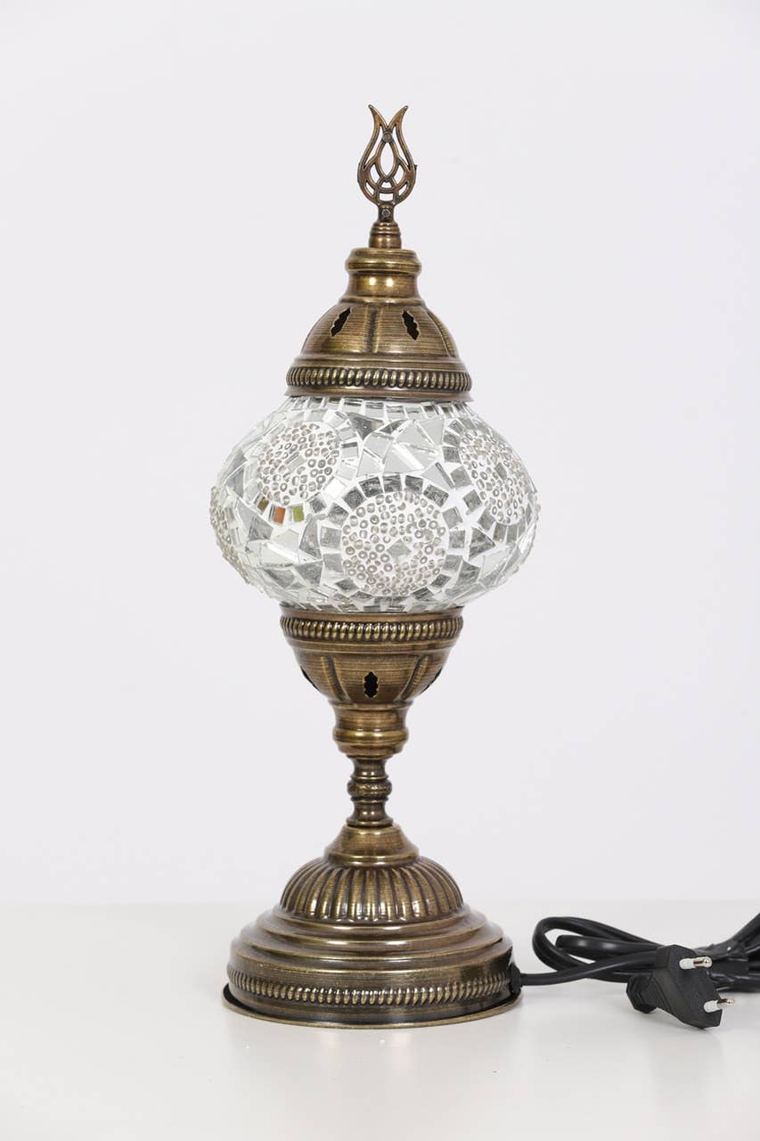 Turkish Lamp Mosaic Bedside Lamp Moroccan Separated Circles