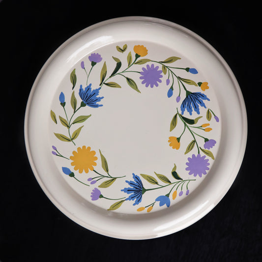 Floral Steel Spice Box