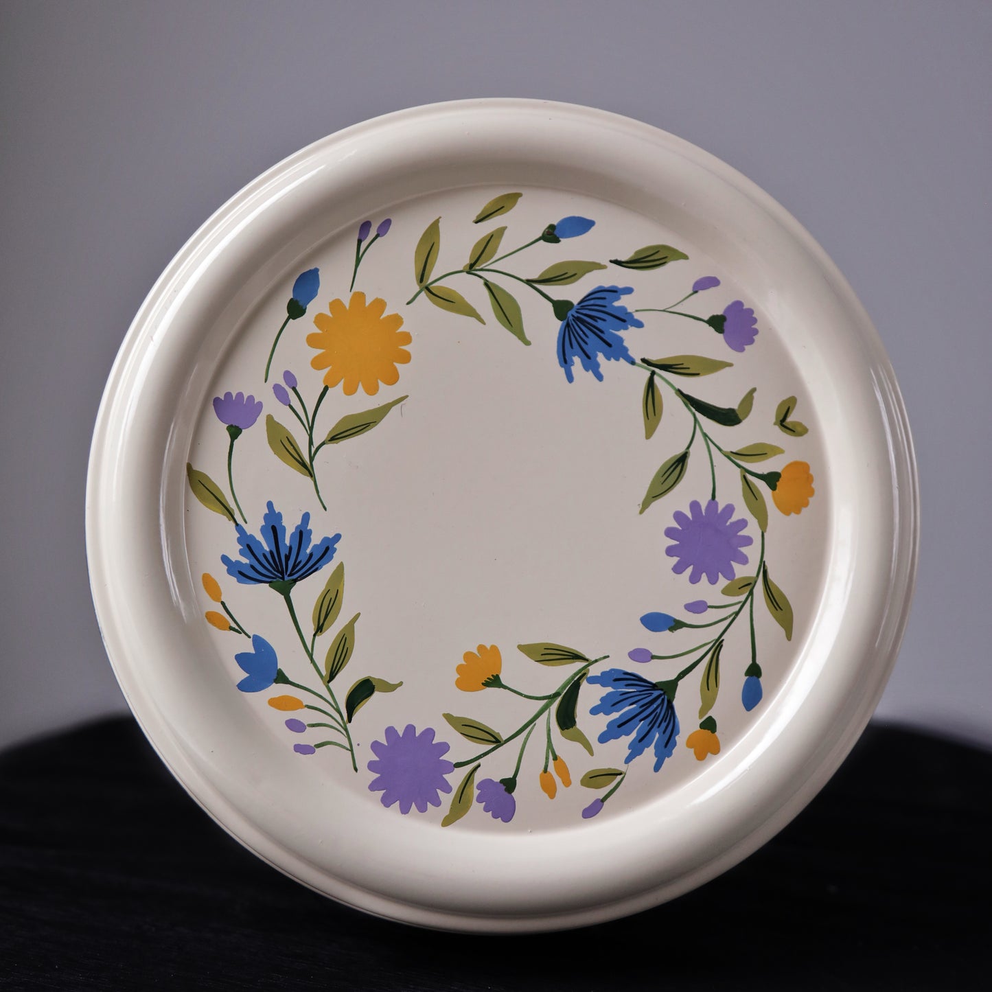 Floral Steel Spice Box