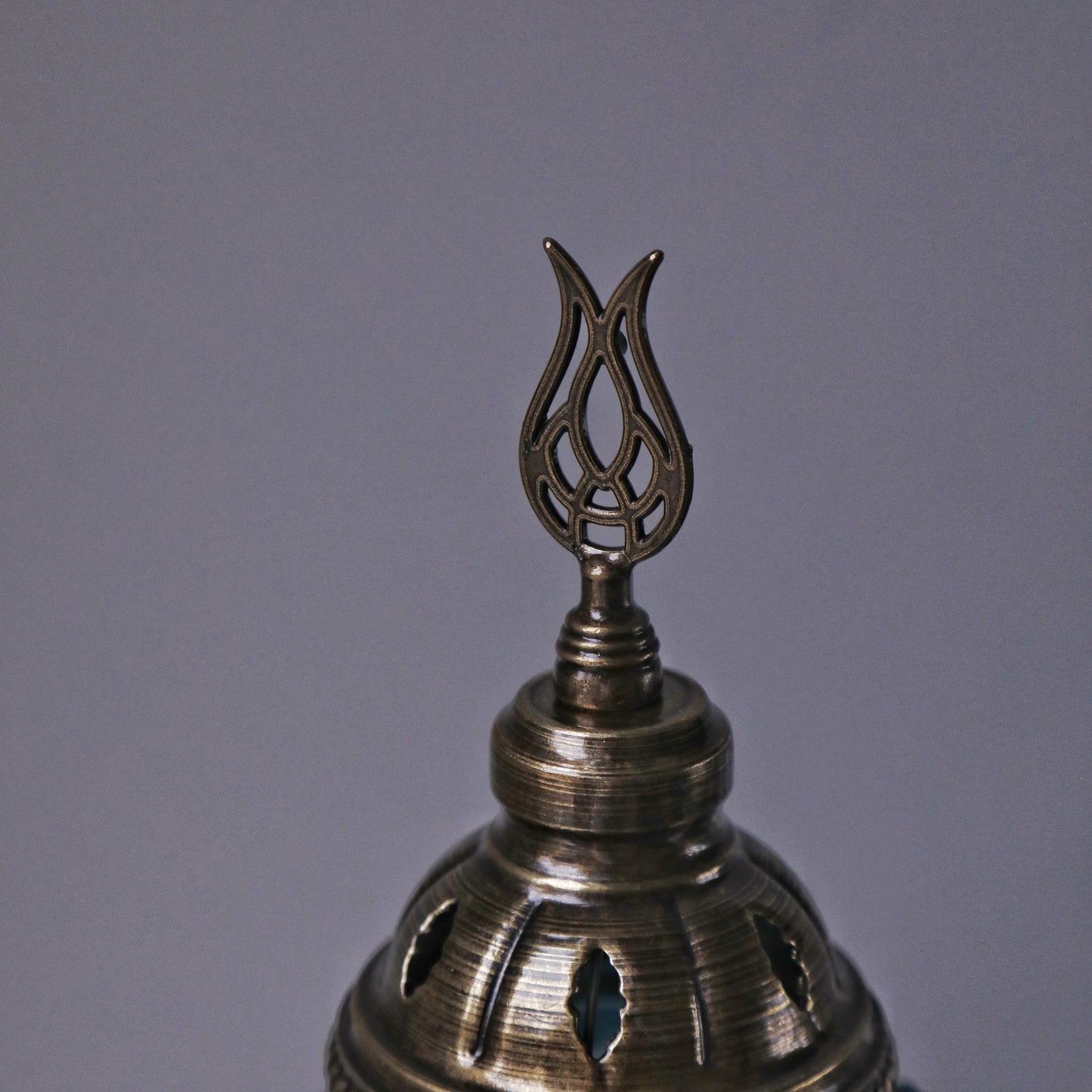 Turkish Lamp Mosaic Bedside Lamp - Turquoise