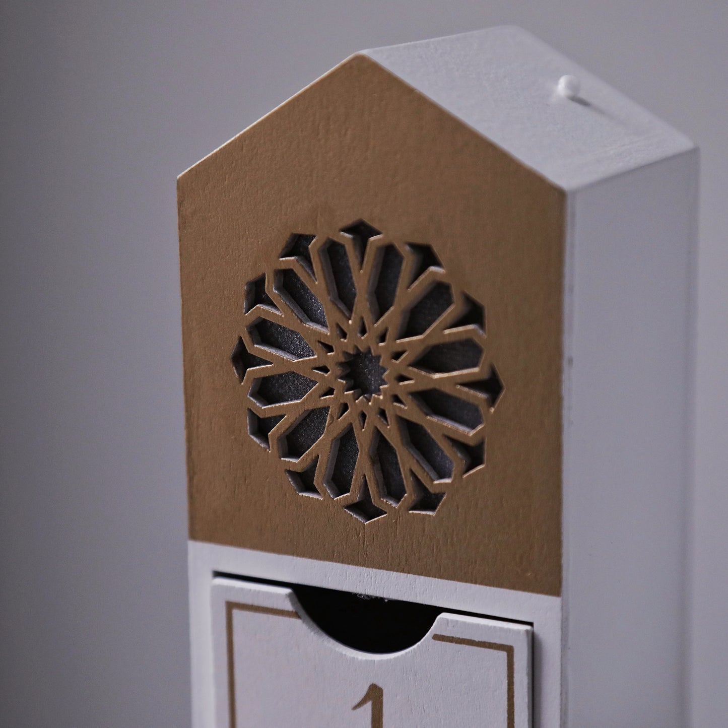 Ramadan Wooden Countdown Calendar - Mosque