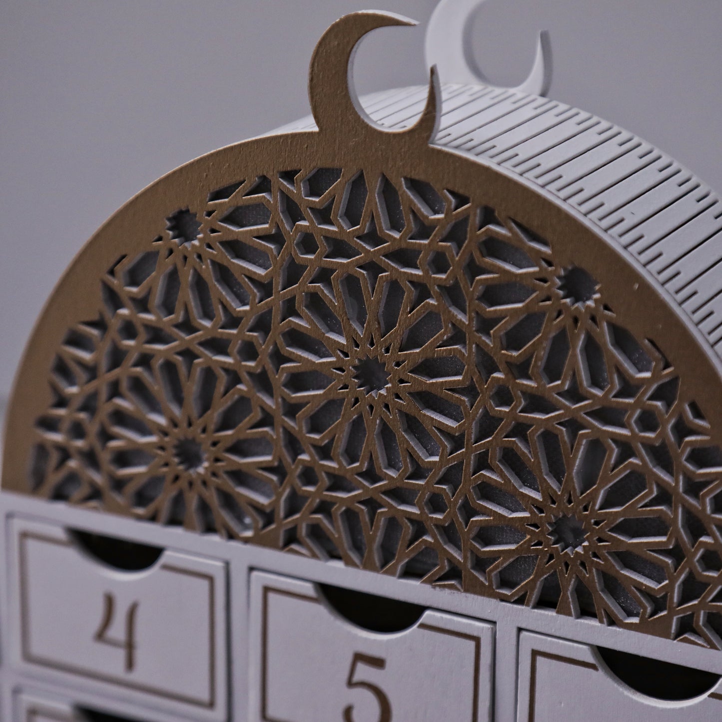 Ramadan Wooden Countdown Calendar - Mosque