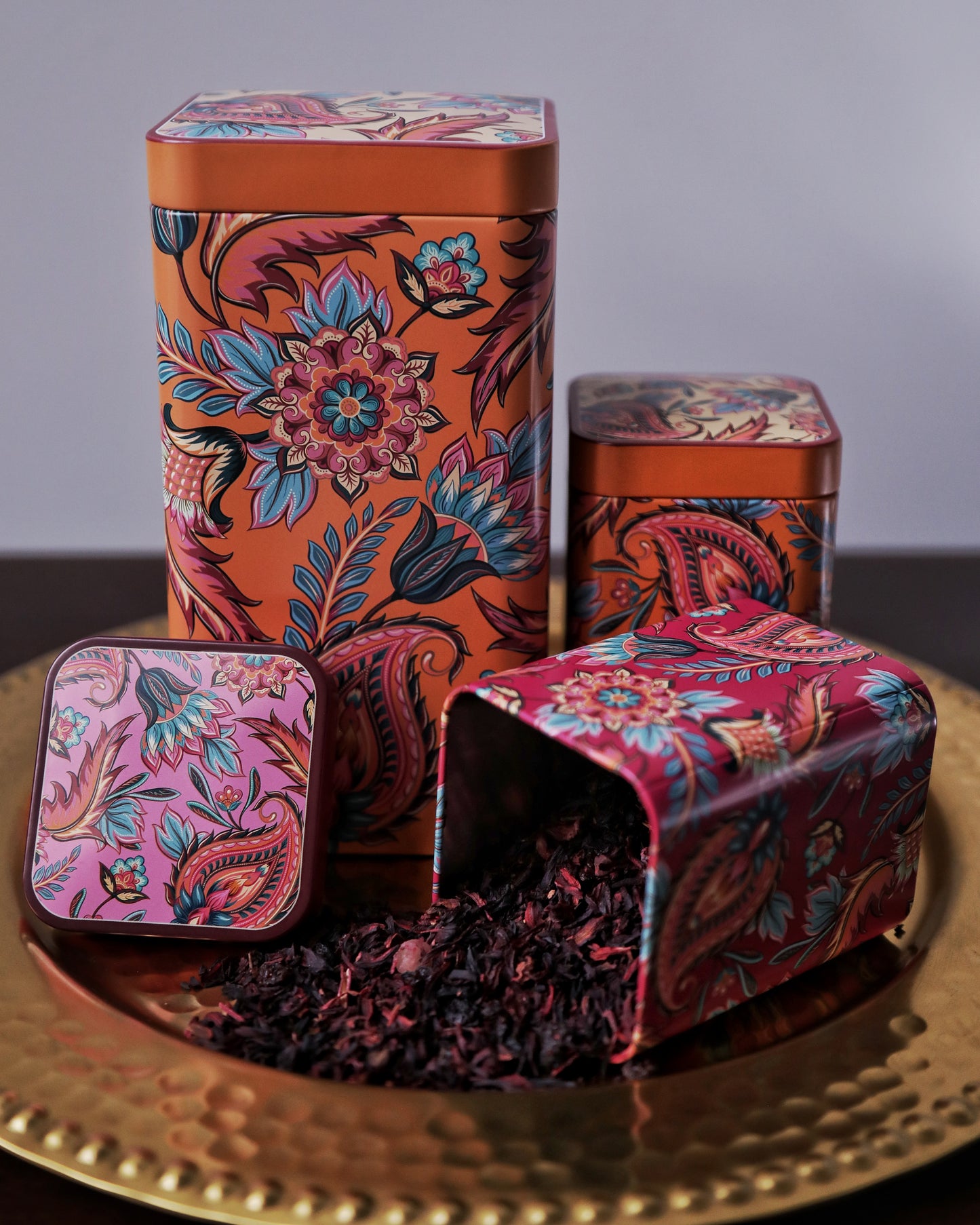 Fireflower metal tin 100g