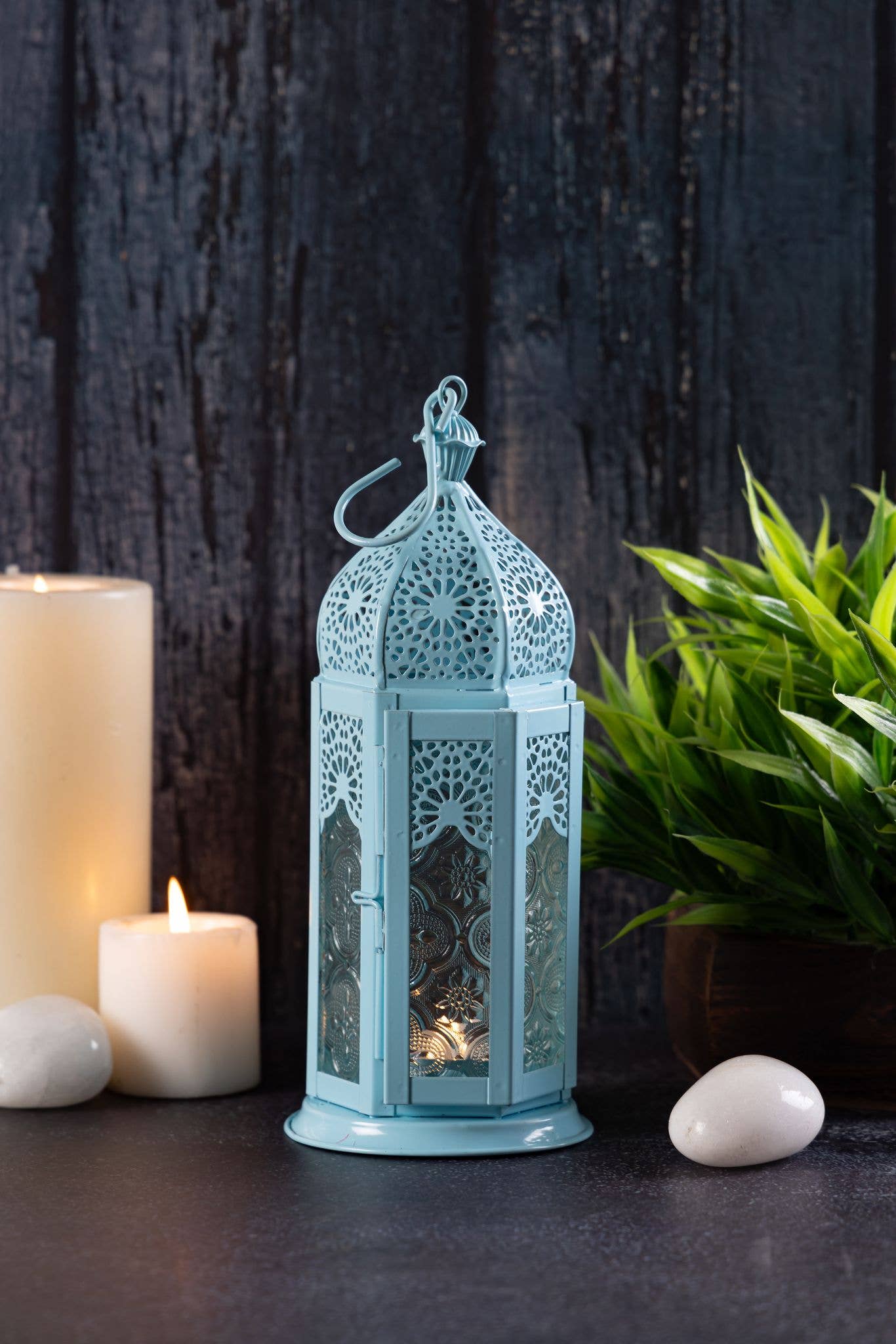 Moroccan Style Hanging Lantern Medium